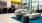 a lounge with ample seating
